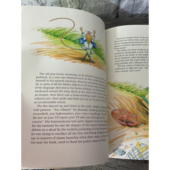 1985 The Wind in the Willows Hardcover The Open Road Kenneth Grahame - Picture 7 of 8